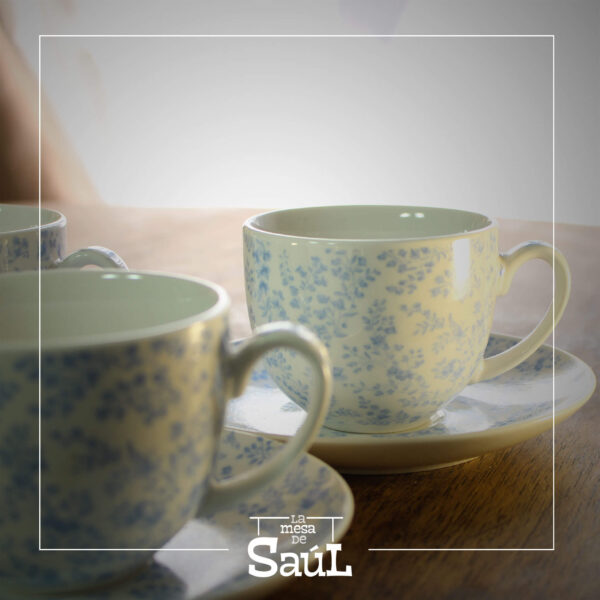 Trio de Tazas Florales - Imagen 9
