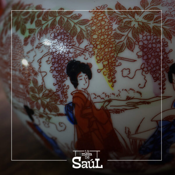 Juego de Te Japones pintado a mano - Imagen 13