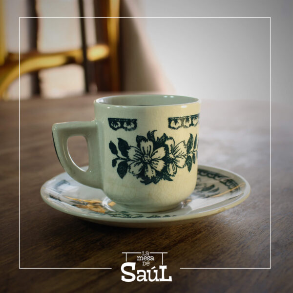 Taza de Café Fanaloza Flores - Imagen 4