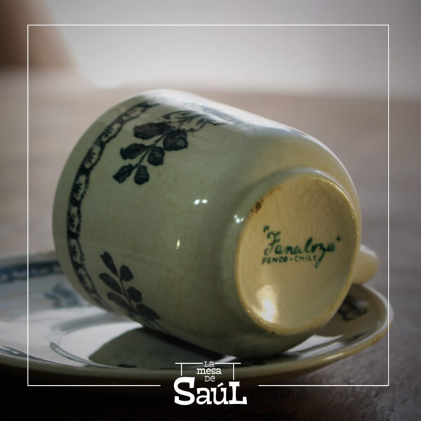 Taza de Café Fanaloza Flores - Imagen 2